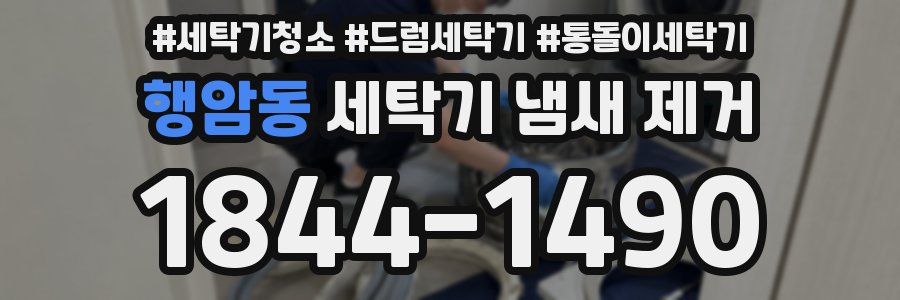 행암동 세탁기 냄새 제거
