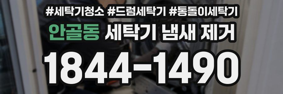 안골동 세탁기 냄새 제거