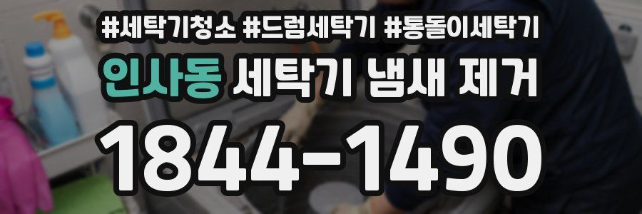 인사동 세탁기 냄새 제거