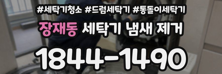 장재동 세탁기 냄새 제거