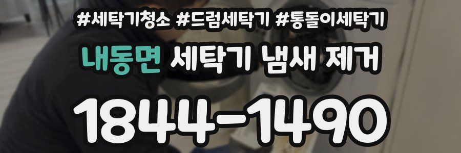 내동면 세탁기 냄새 제거