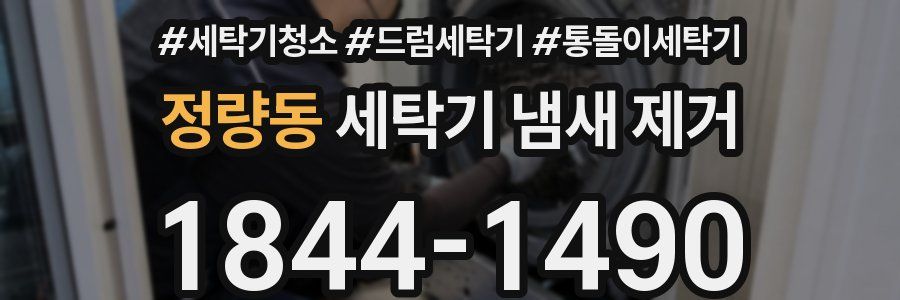 정량동 세탁기 냄새 제거