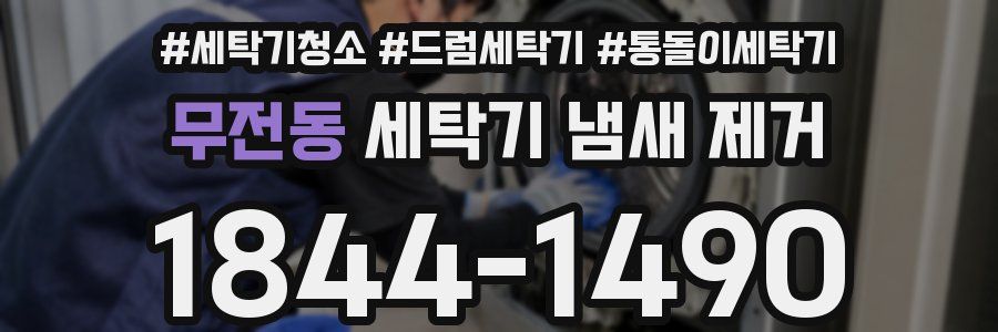 무전동 세탁기 냄새 제거
