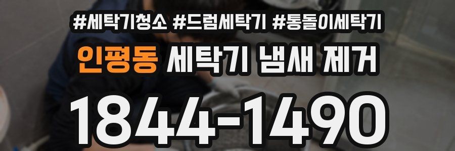 인평동 세탁기 냄새 제거