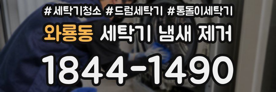 와룡동 세탁기 냄새 제거