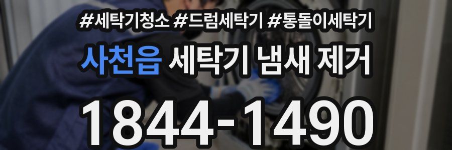 사천읍 세탁기 냄새 제거