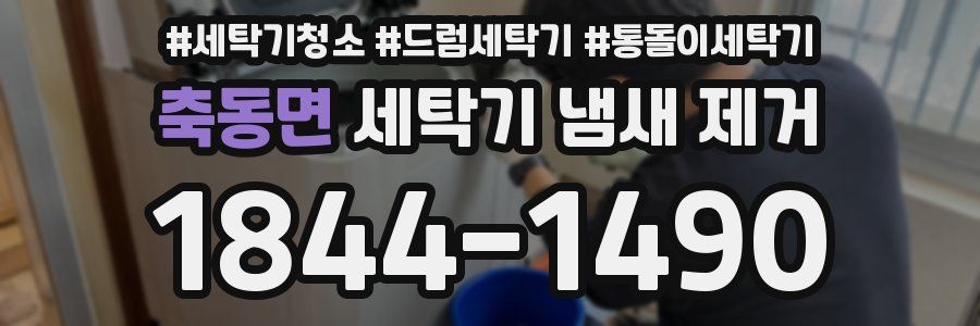 축동면 세탁기 냄새 제거