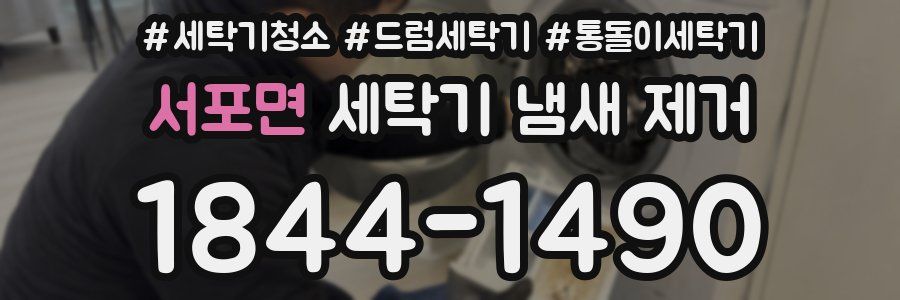 서포면 세탁기 냄새 제거