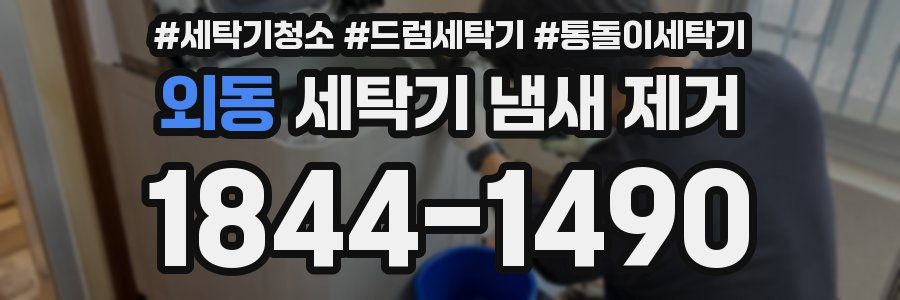 외동 세탁기 냄새 제거