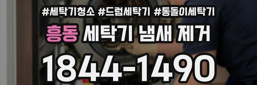 흥동 세탁기 냄새 제거
