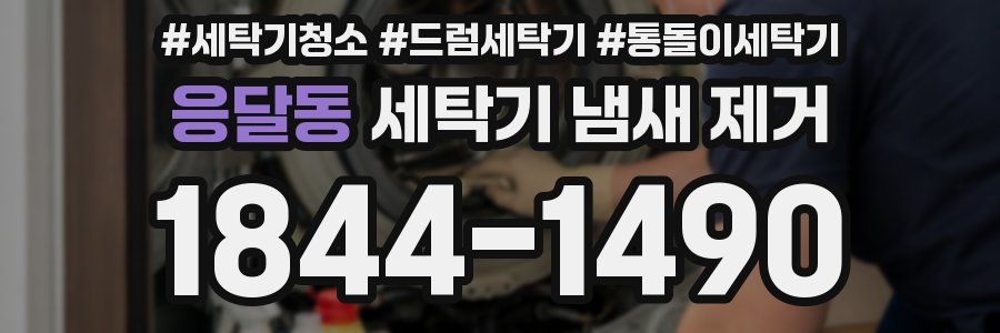 응달동 세탁기 냄새 제거