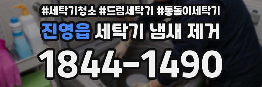 진영읍 세탁기 냄새 제거