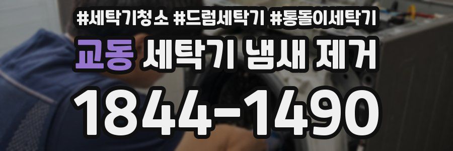 교동 세탁기 냄새 제거