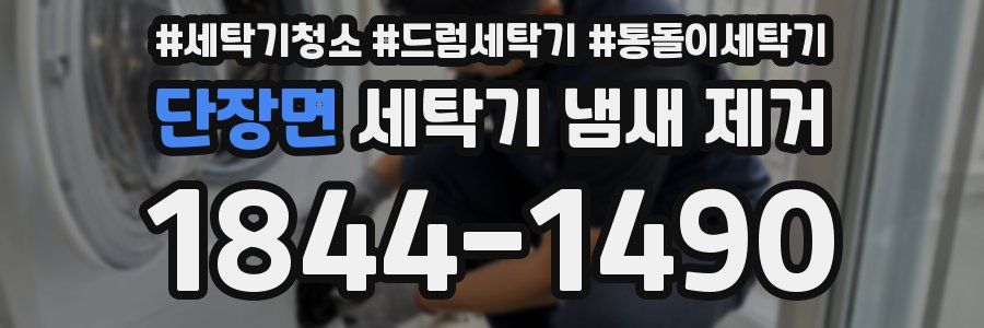 단장면 세탁기 냄새 제거