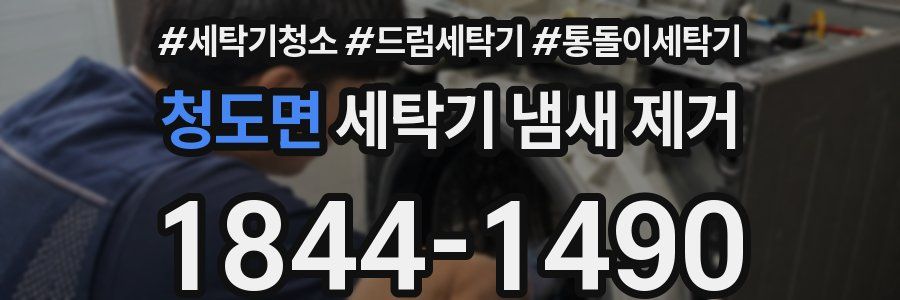청도면 세탁기 냄새 제거