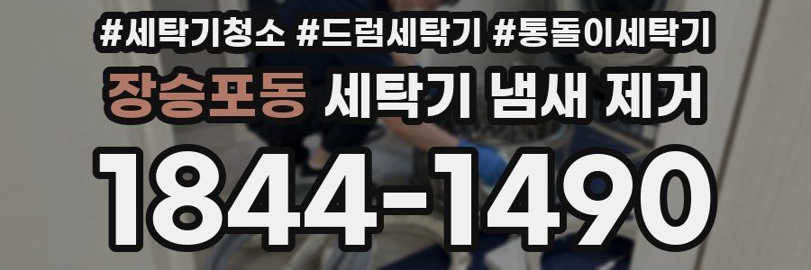 장승포동 세탁기 냄새 제거