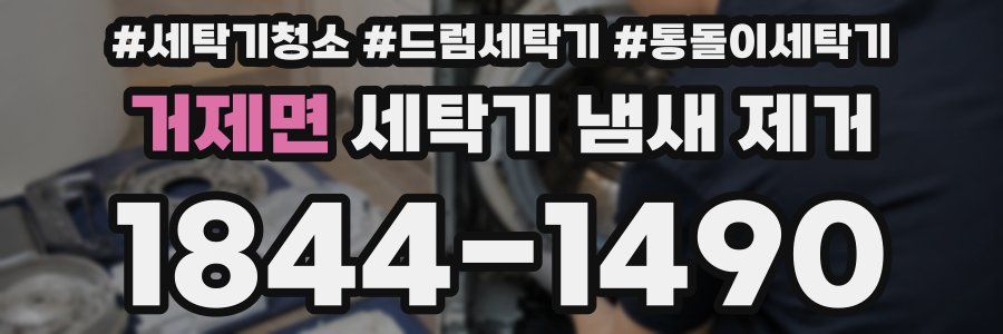 거제면 세탁기 냄새 제거