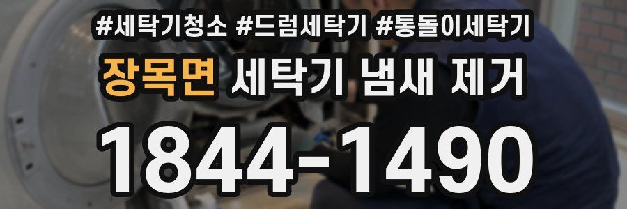 장목면 세탁기 냄새 제거