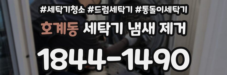 호계동 세탁기 냄새 제거