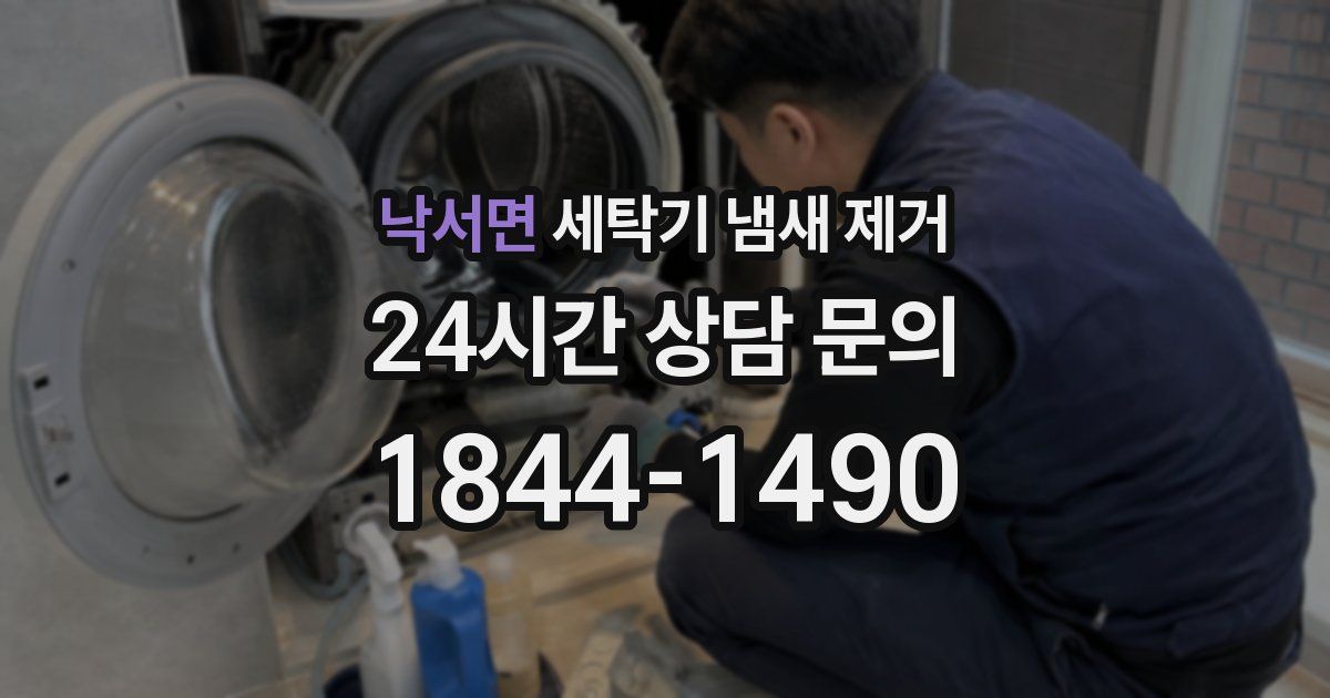 낙서면 세탁기 냄새 제거