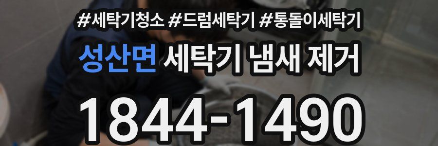 성산면 세탁기 냄새 제거