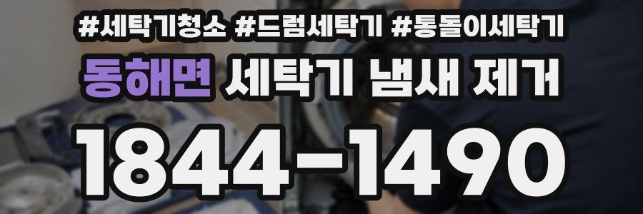 동해면 세탁기 냄새 제거