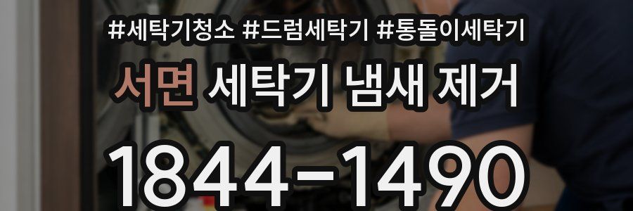 서면 세탁기 냄새 제거