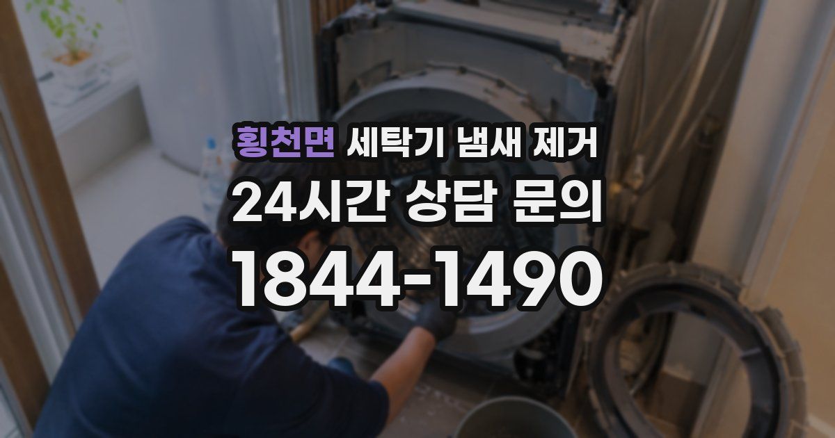 횡천면 세탁기 냄새 제거