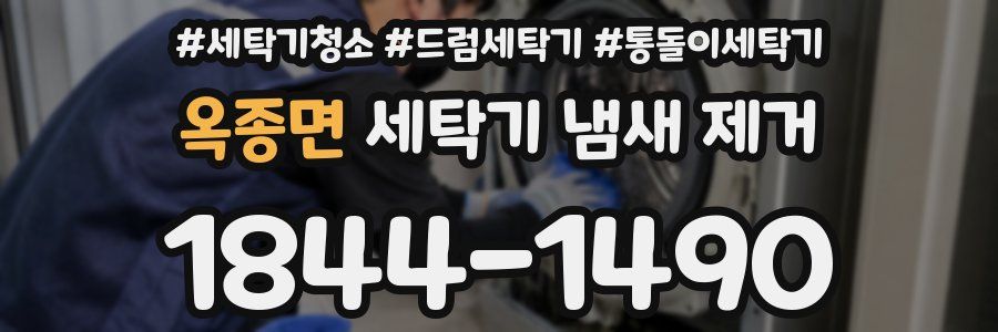 옥종면 세탁기 냄새 제거