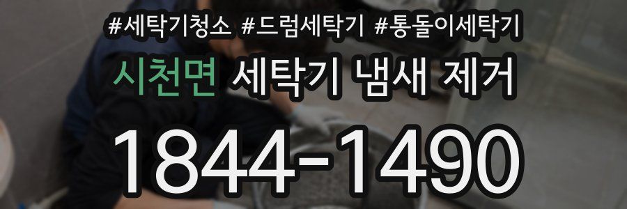 시천면 세탁기 냄새 제거