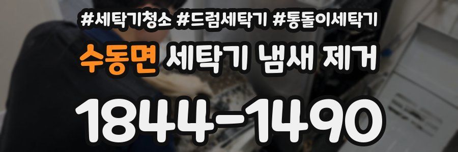 수동면 세탁기 냄새 제거