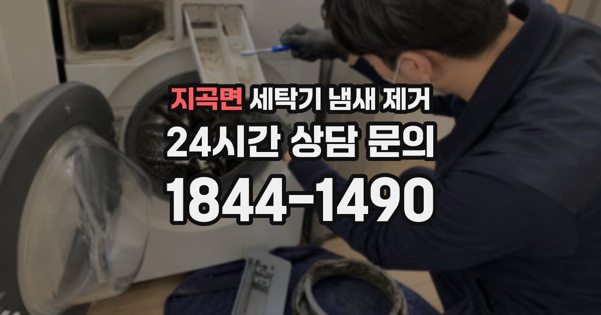 지곡면 세탁기 냄새 제거