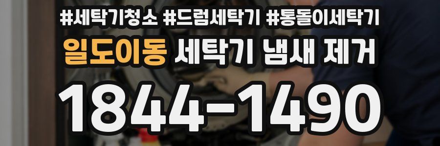 일도이동 세탁기 냄새 제거