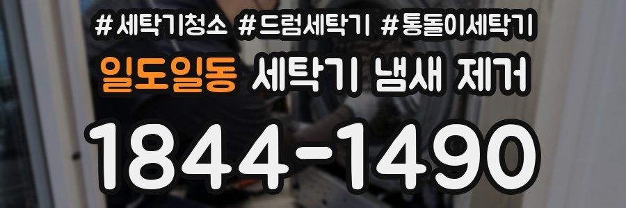 일도일동 세탁기 냄새 제거