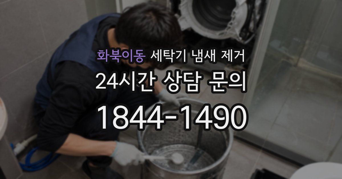 화북이동 세탁기 냄새 제거