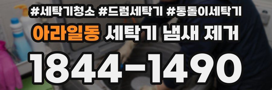 아라일동 세탁기 냄새 제거