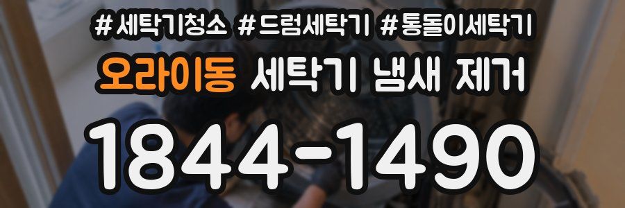오라이동 세탁기 냄새 제거