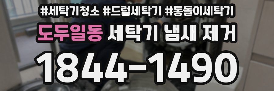 도두일동 세탁기 냄새 제거