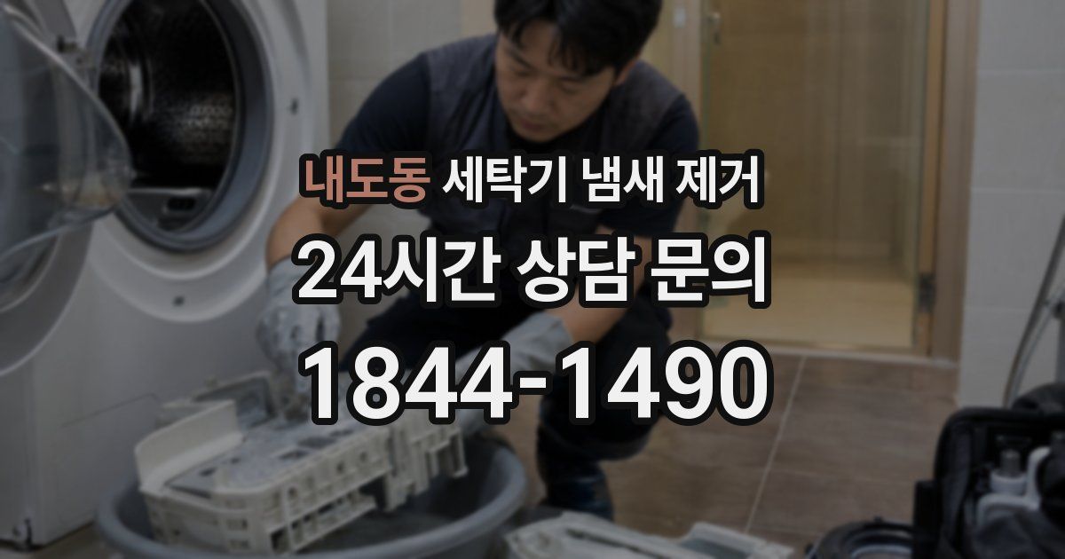 내도동 세탁기 냄새 제거