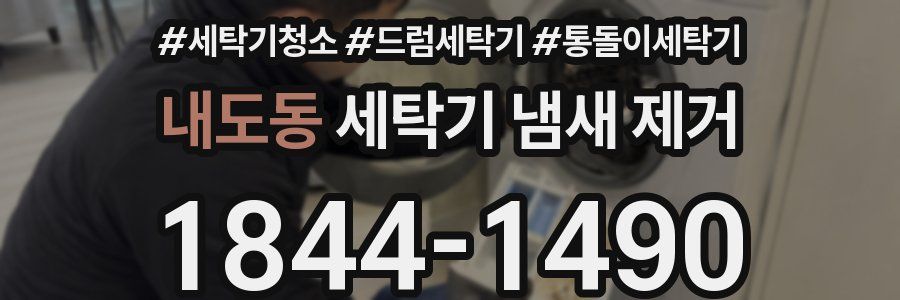내도동 세탁기 냄새 제거