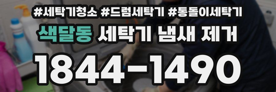 색달동 세탁기 냄새 제거