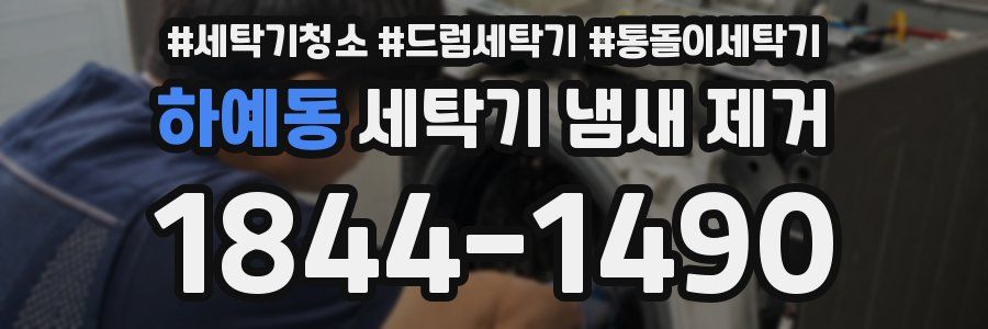 하예동 세탁기 냄새 제거