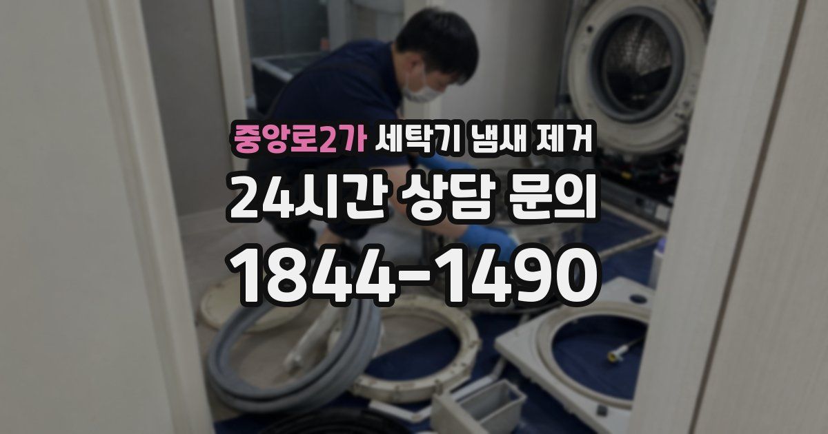 중앙로2가 세탁기 냄새 제거