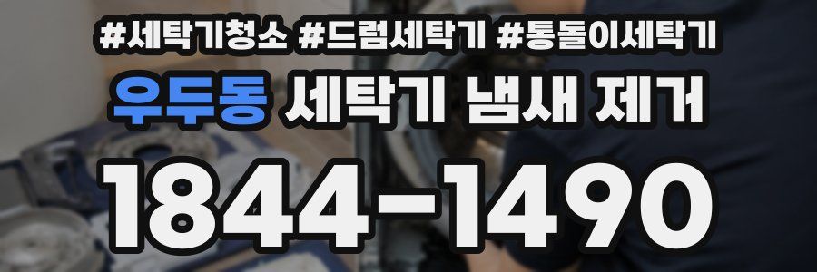 우두동 세탁기 냄새 제거