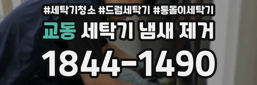 교동 세탁기 냄새 제거