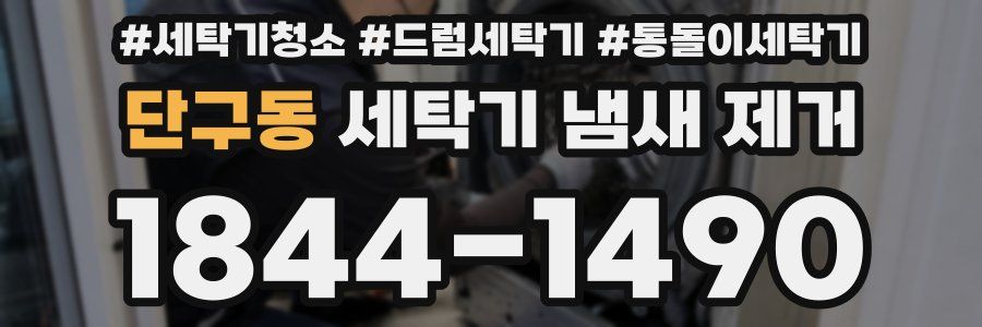단구동 세탁기 냄새 제거