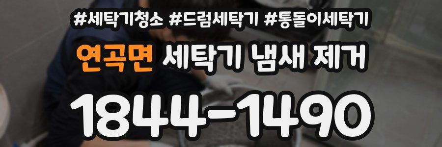 연곡면 세탁기 냄새 제거
