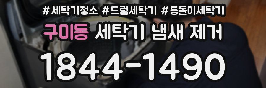 구미동 세탁기 냄새 제거