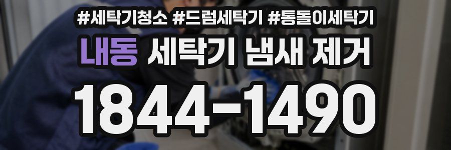 내동 세탁기 냄새 제거