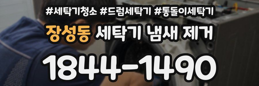 장성동 세탁기 냄새 제거